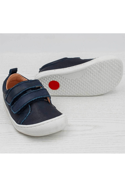 Pololo - Vegetable Tanned Leather - Barefoot Velcro Shoe - Baby & Kids (3 colors) - Nature's Wild Child