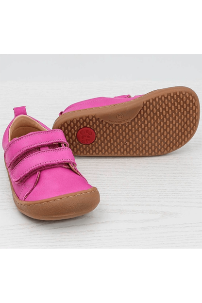 Pololo - Vegetable Tanned Leather - Barefoot Velcro Shoe - Baby & Kids (3 colors) - Nature's Wild Child