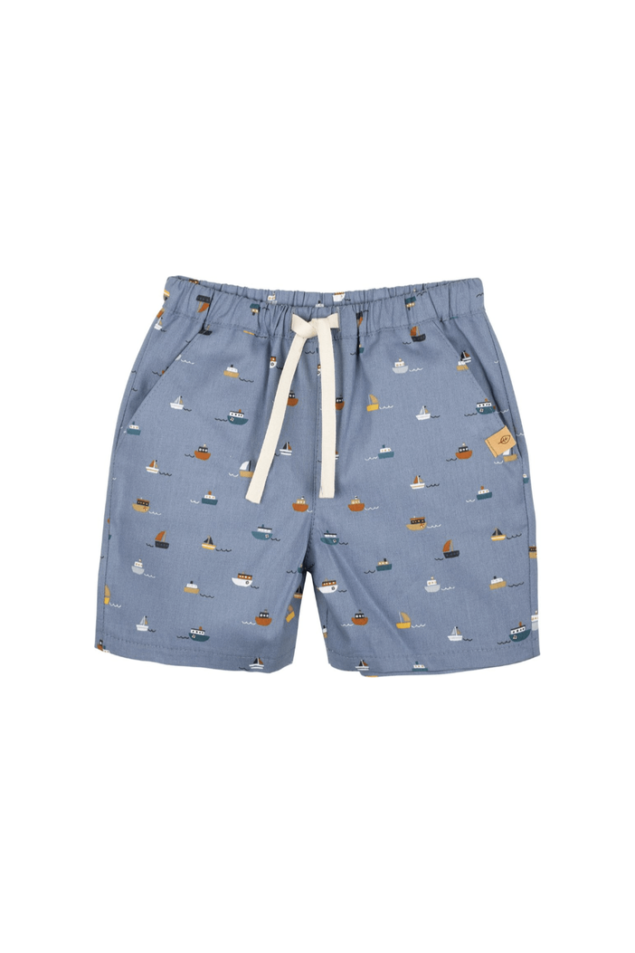 Pure Pure - GOTS Organic Cotton Boat Shorts - (12 months - 4 years) - Nature's Wild Child