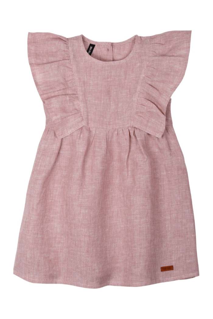 Pure Pure - Linen Dress -Toddler & Kids (2 colors) Wood-Rose / 122/128 (7-8 years) Pure Pure - Linen Dress -Toddler & Kids (2 colors) Wood-Rose / 122/128 (7-8 years)