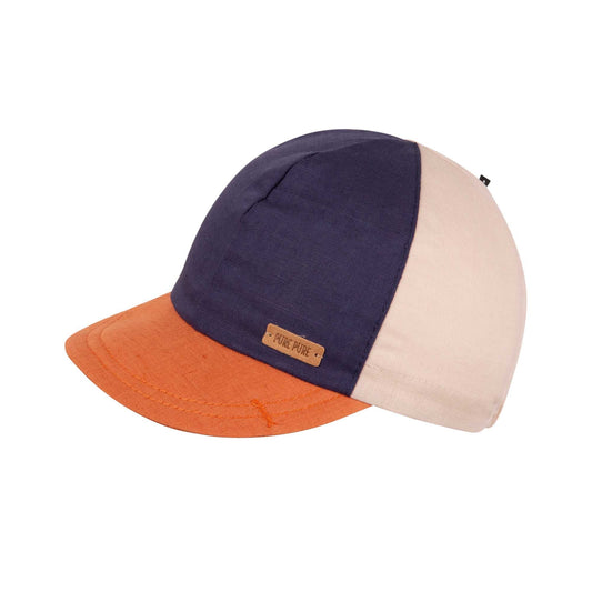 Pure Pure - Linen & Organic Cotton Baseball Cap - Toddlers & Kids - Nature's Wild Child