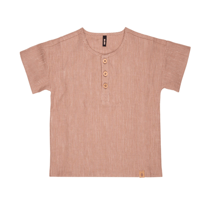 Pure Pure - Linen - Short Sleeve Shirt - Toddler & Kids (2 colors) - Nature's Wild Child