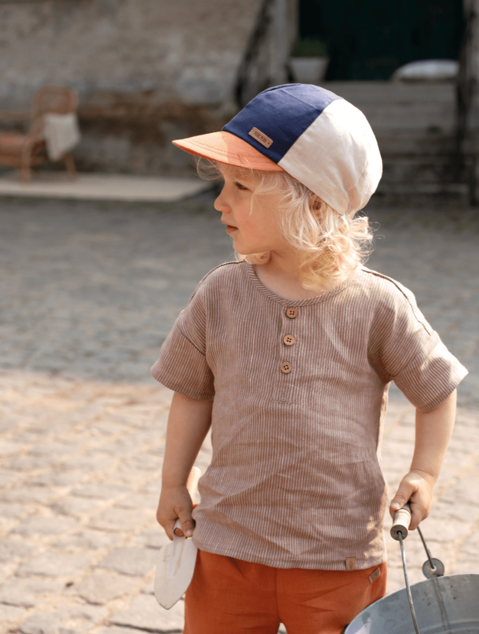 Pure Pure - Linen - Short Sleeve Shirt - Toddler & Kids (2 colors) - Nature's Wild Child