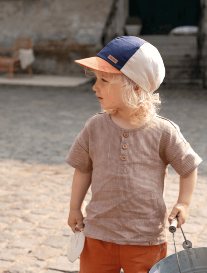 Pure Pure - Linen - Short Sleeve Shirt - Toddler & Kids (2 colors) - Nature's Wild Child