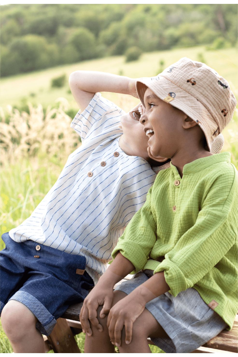 Pure Pure - Linen Shorts - Baby & Kids - Nature's Wild Child