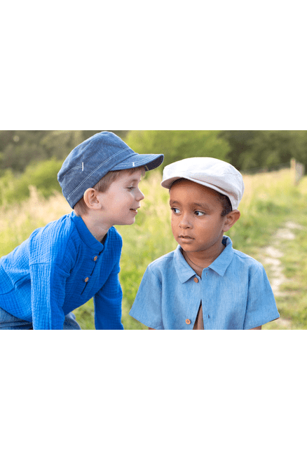 Pure Pure - Organic Cotton Muslin Long Sleeve Shirt - Toddler & Kids - Nature's Wild Child