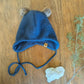 Pure Pure - Organic Wool Fleece Baby Hat - Bear Ears - Nature's Wild Child