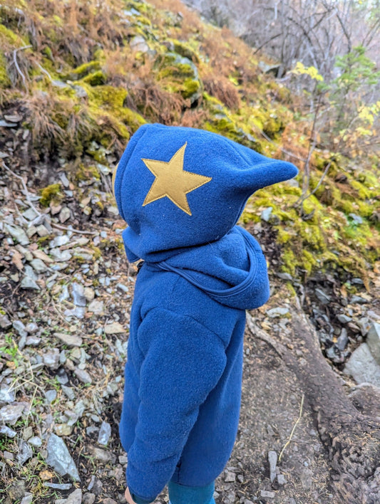 Pure Pure - Organic Wool Fleece Kids Bacalava - Star - Nature's Wild Child