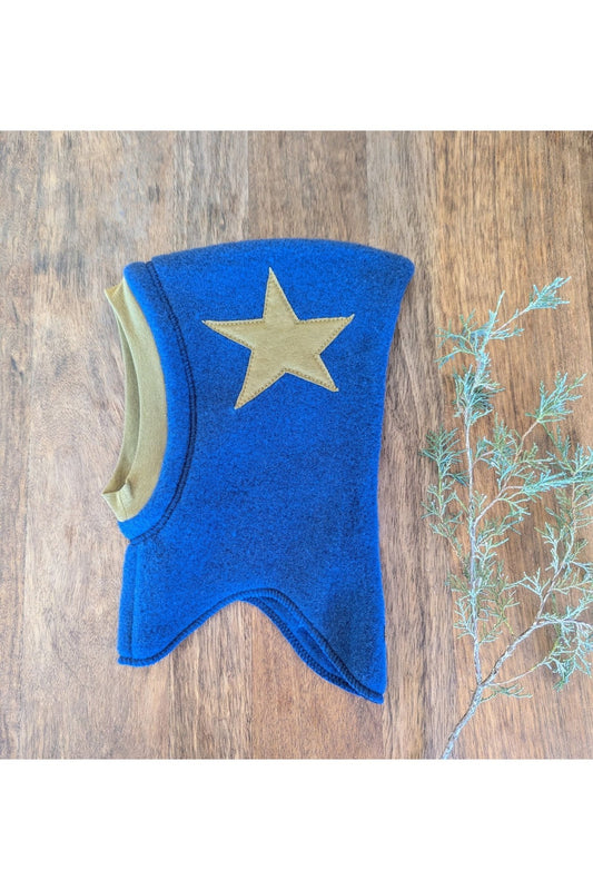 Pure Pure - Organic Wool Fleece Kids Bacalava - Star - Nature's Wild Child