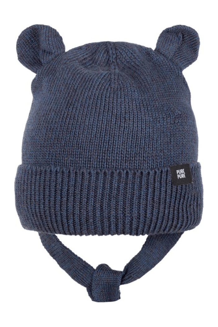 Pure Pure - Organic Wool Silk Cotton - Baby Bear - Silky Hat - Nature's Wild Child