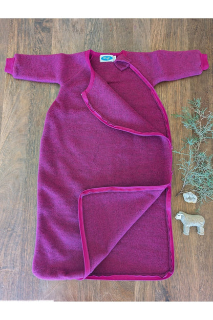 Reiff - Organic Wool Fleece - Long Sleeve Baby Sleep Sack - Nature's Wild Child