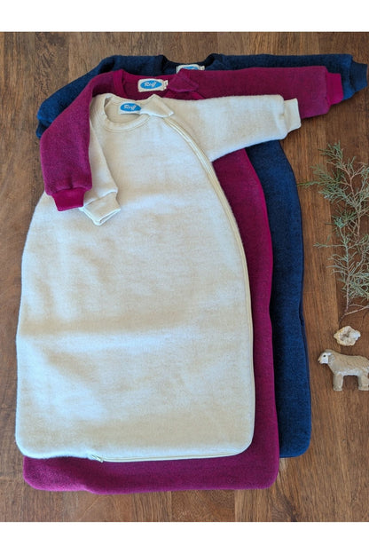Reiff - Organic Wool Fleece - Long Sleeve Baby Sleep Sack - Nature's Wild Child