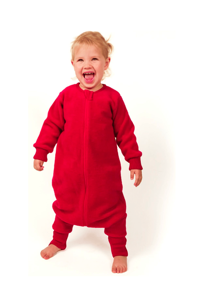 Reiff - Organic Wool Fleece - Long Sleeve Baby Sleep Sack - With Feet - Nature's Wild Child