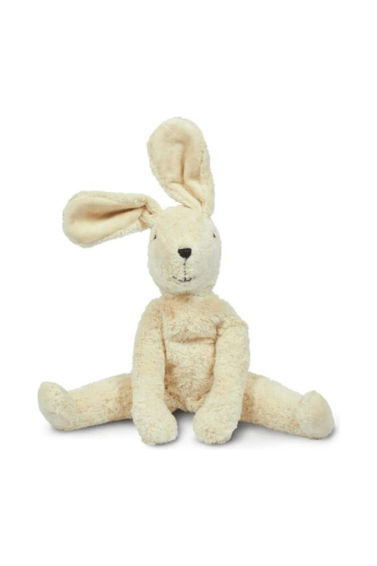 Senger - GOTS Organic Cotton Stuffed Animal - Large Floppy Rabbit - White - Nature's Wild Child