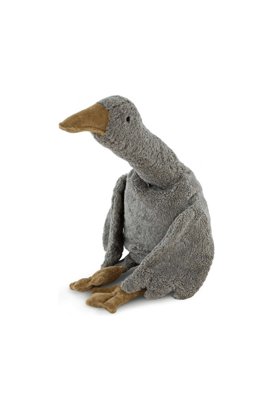 Senger - GOTS Organic Cotton Stuffed Animal - Large Grey Goose - Nature's Wild Child