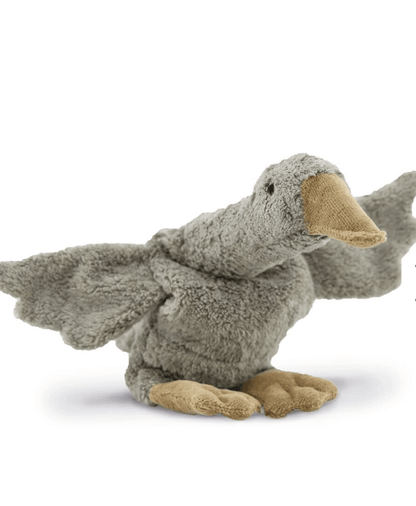 Senger - GOTS Organic Cotton Stuffed Animal - Small Grey Goose - Nature's Wild Child
