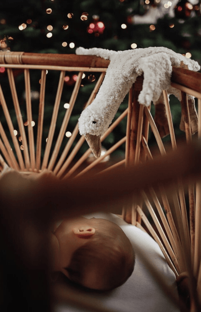 Senger - GOTS Organic Cotton Stuffed Animal - Small White Goose - Nature's Wild Child