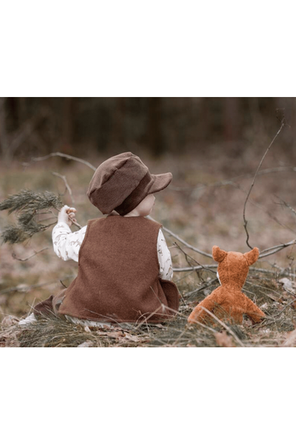 Senger - GOTS Organic Cotton Wool Stuffed Animal - Small Fox - Nature's Wild Child