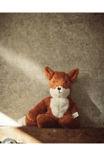 Senger - GOTS Organic Cotton Wool Stuffed Animal - Small Fox - Nature's Wild Child