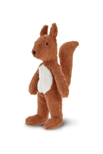 Senger - GOTS Organic Cotton Wool Stuffed Animal - Small Squirrel - Nature's Wild Child