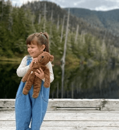 Senger - Organic Cotton - Large Teddy Bear - Brown - Nature's Wild Child