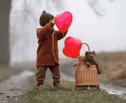 Senger - Organic Cotton - Large Teddy Bear - Brown - Nature's Wild Child