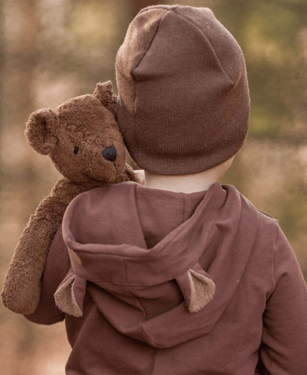 Senger - Organic Cotton - Large Teddy Bear - Brown - Nature's Wild Child
