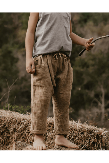 The Simple Folk - Muslin Trousers - Organic Cotton - Nature's Wild Child