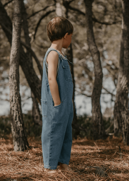 The Simple Folk - Organic Cotton Overalls For Kids - Nature's Wild Child