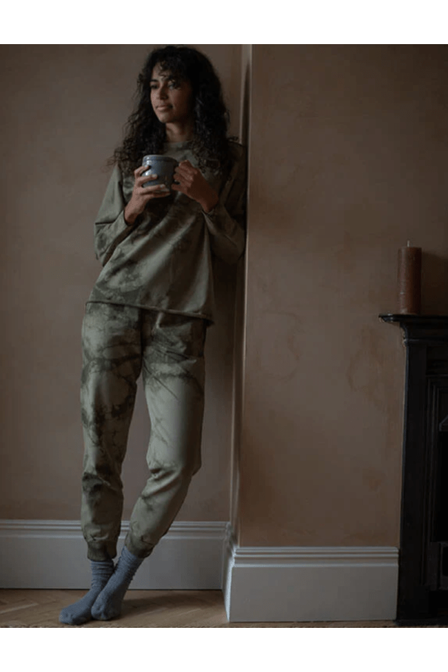 The Simple Folk - Women's Organic Cotton - Tie-Dye Sweatpants - Nature's Wild Child