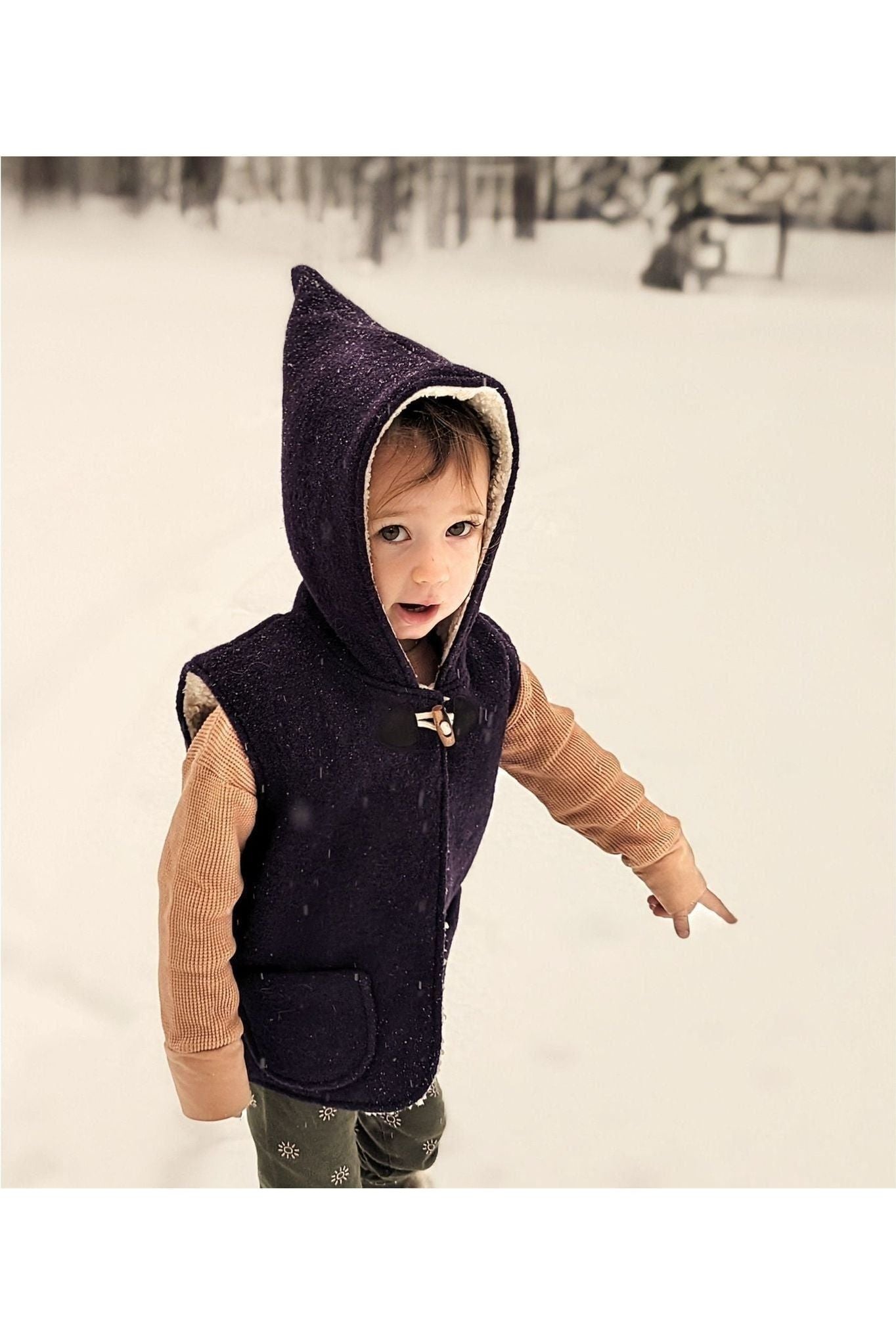 Baby store hooded vest