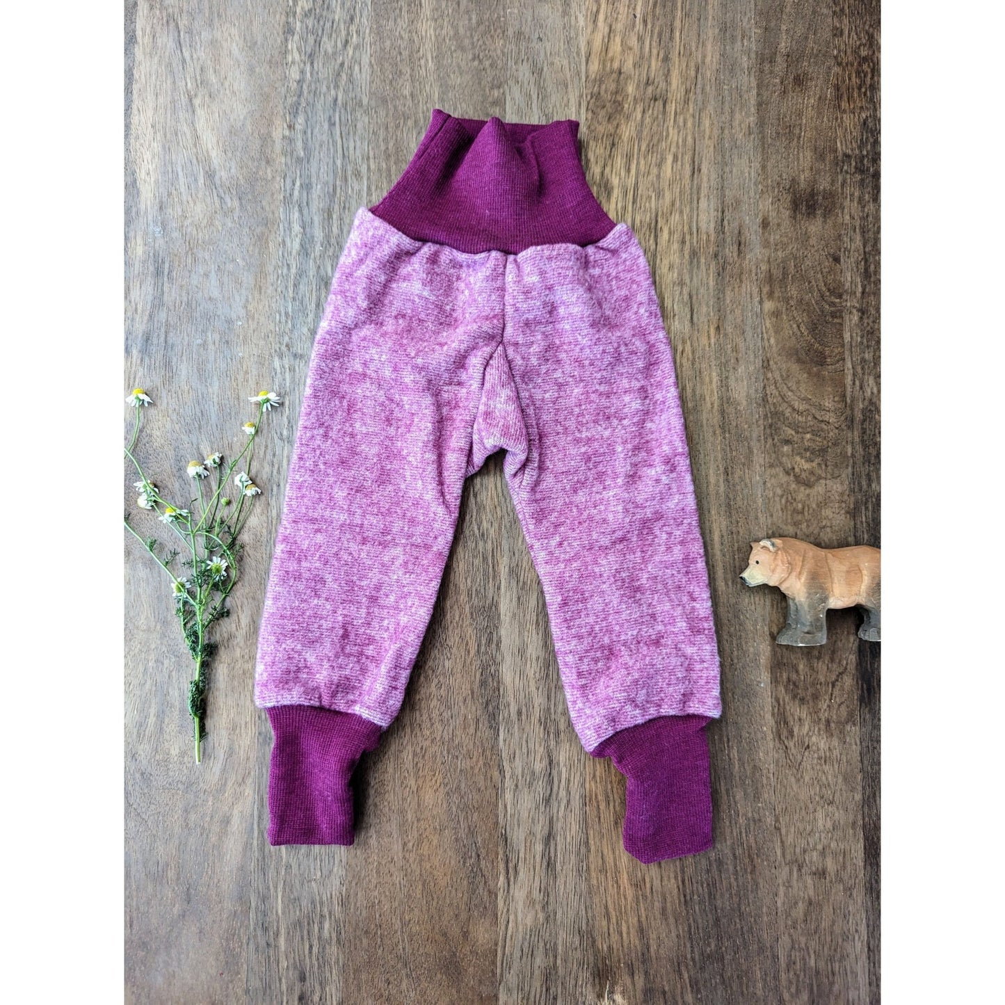 Cosilana Organic Wool and Cotton Fleece Baby Pants (3mo - 3 years) - Nature's Wild Child