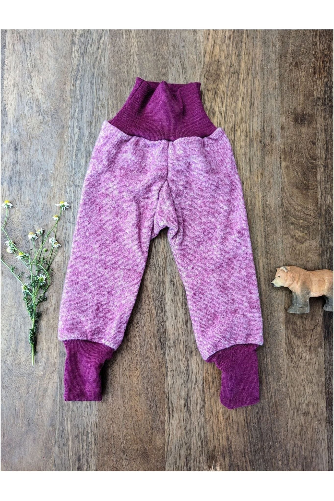 Cosilana Organic Wool and Cotton Fleece Baby Pants (3mo - 3 years) - Nature's Wild Child