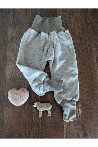 Cosilana Organic Wool and Cotton Fleece Baby Pants (3mo - 3 years) - Nature's Wild Child
