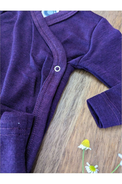 Cosilana - Organic Wool Silk - Baby Onesie (10 colors and stripes!) - Nature's Wild Child