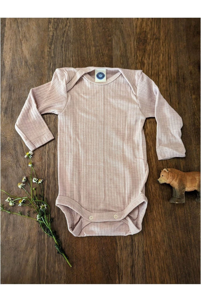 Cosilana - Organic Wool Silk Cotton - Baby Onesie - Nature's Wild Child