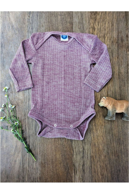 Cosilana - Organic Wool Silk Cotton - Baby Onesie - Nature's Wild Child