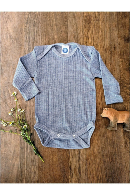 Cosilana - Organic Wool Silk Cotton - Baby Onesie - Nature's Wild Child