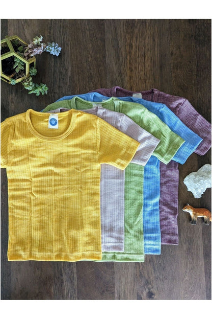 Cosilana Organic Wool Silk Cotton Tee (12 mo - 8 years) - Nature's Wild Child