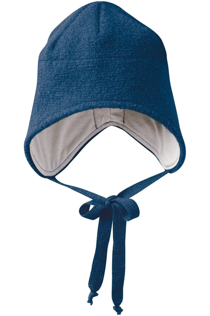 Dark Slate Gray Disana Boiled Merino Wool Hat
