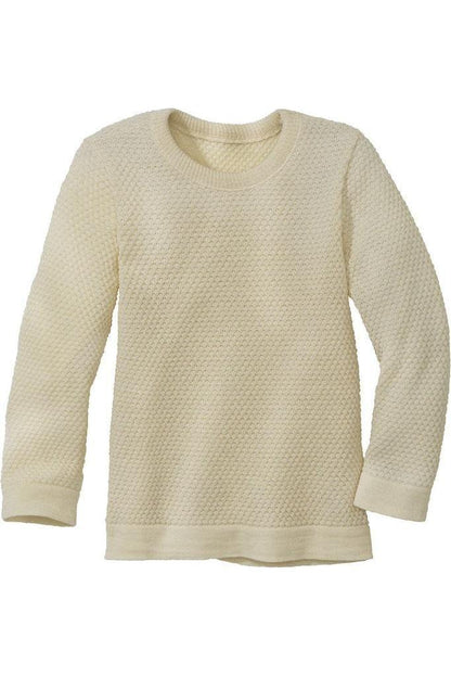 Disana Light Honeycomb Sweater - Organic Merino Wool - Nature's Wild Child