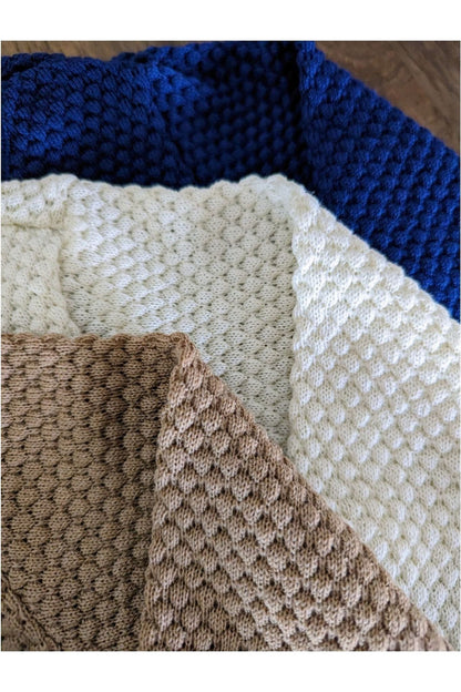 Disana Light Honeycomb Sweater - Organic Merino Wool - Nature's Wild Child