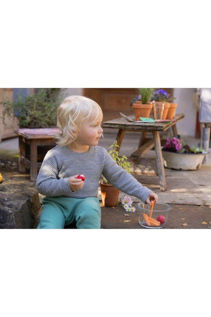 Disana Light Honeycomb Sweater - Organic Merino Wool - Nature's Wild Child