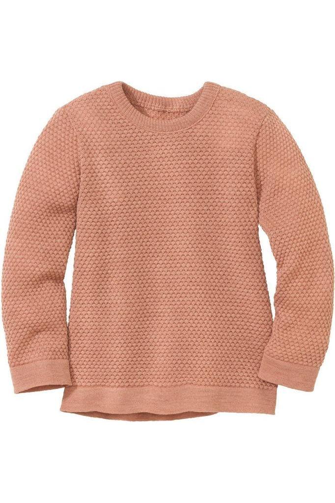 Disana Light Honeycomb Sweater - Organic Merino Wool - Nature's Wild Child