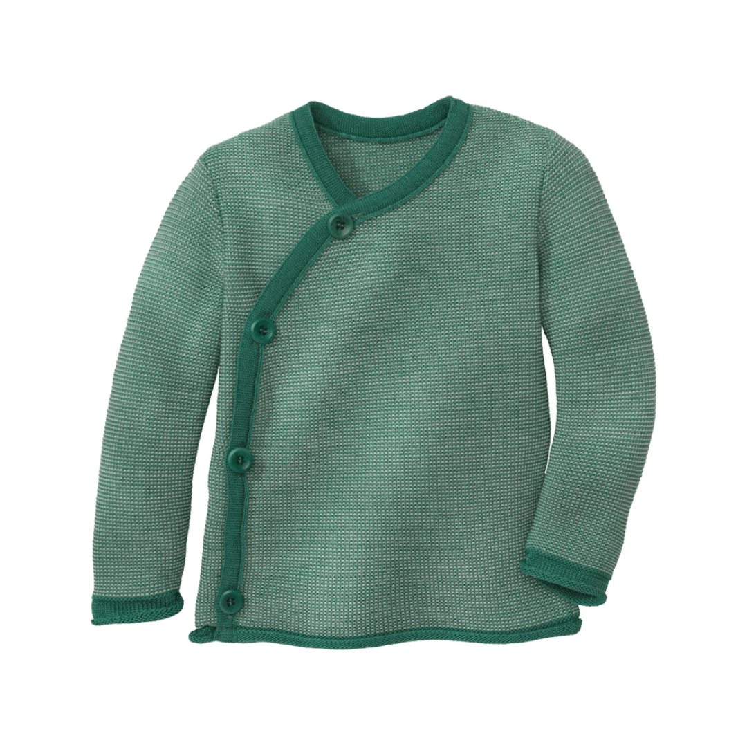 Disana - Merino Melange Button-Up Sweater - Nature's Wild Child