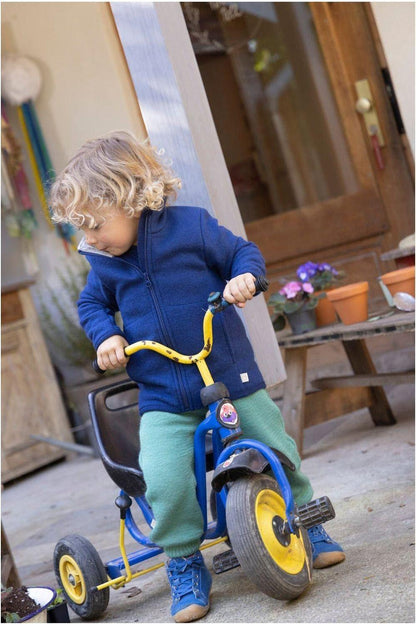 Disana Organic Boiled Wool Light Weight Zipper Jacket - Nature's Wild Child