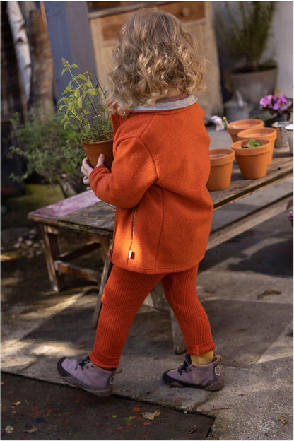 Disana Organic Boiled Wool Light Weight Zipper Jacket - Nature's Wild Child