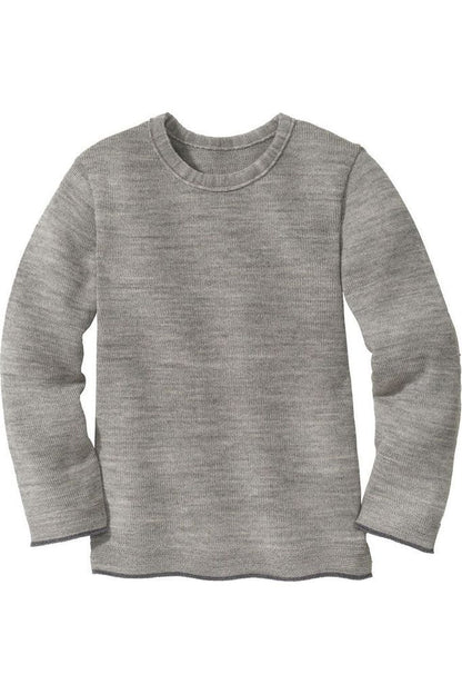 Disana Organic Merino Fine Knit Sweater Grey 86/92 (12-24 months)