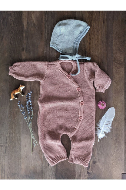 Disana Organic Merino Wool Knitted Romper - Nature's Wild Child