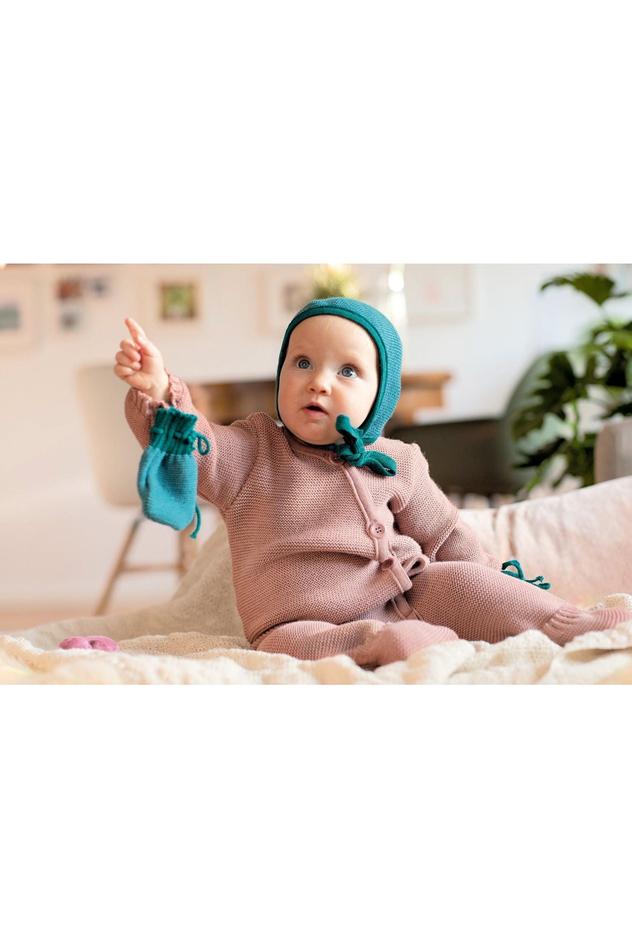 Disana Organic Merino Wool Knitted Romper - Nature's Wild Child